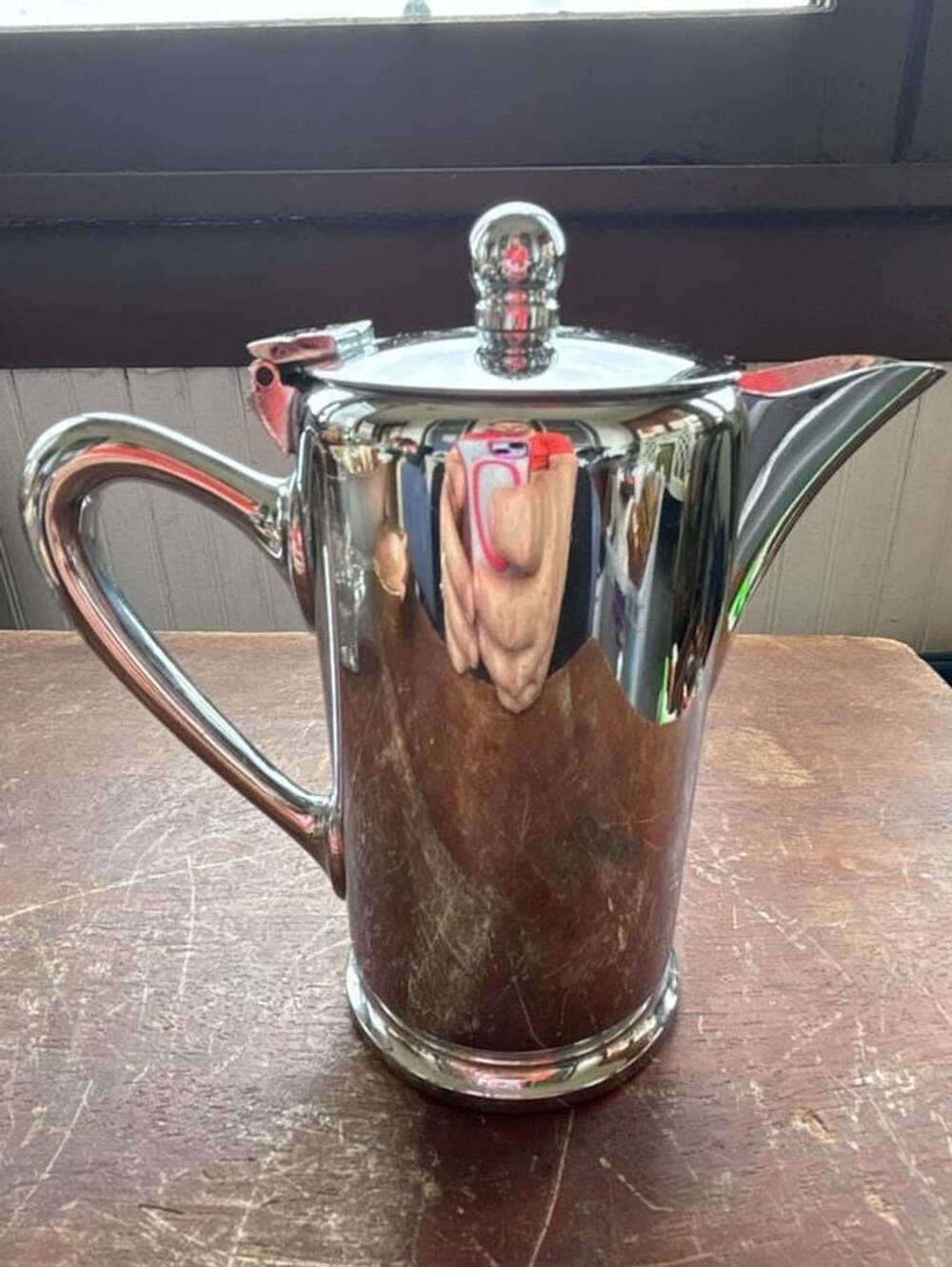 Ercuis Chrome Coffee Pot / Teapot 35 cl